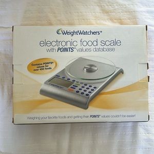 Weight Watchers electronic food scale with point values database